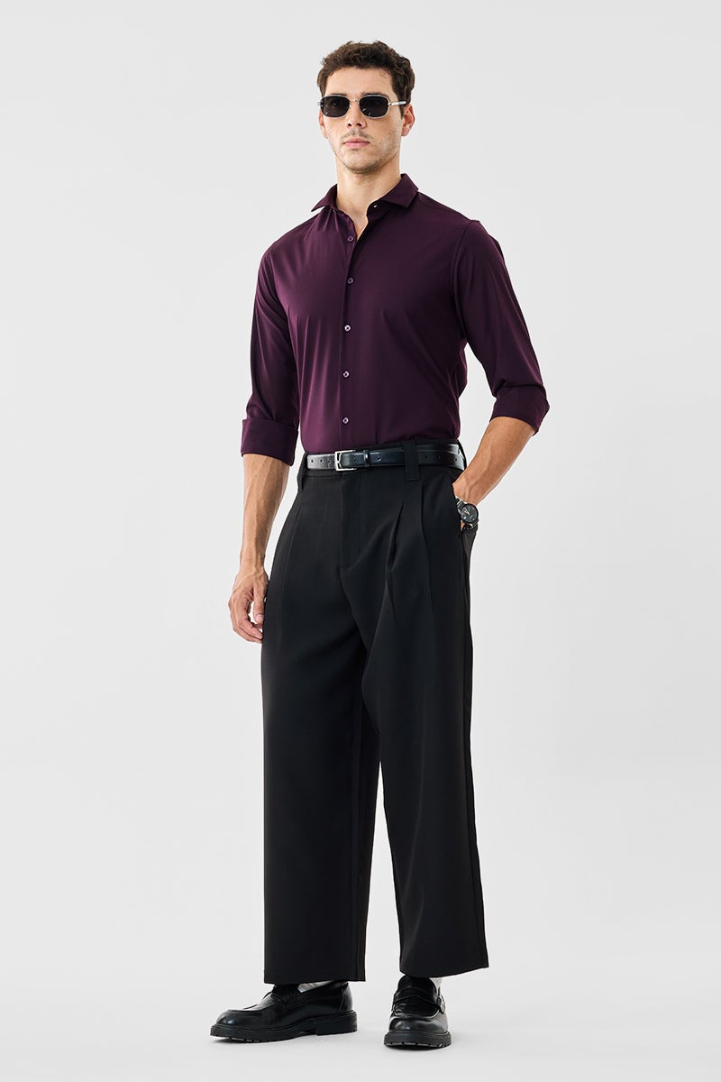 SNITCH Baggy Stretch Trousers - Image 2
